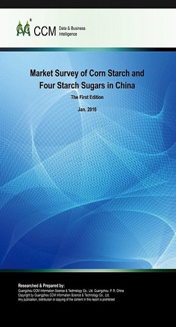 Market Survey of Corn Starch and Four Common Starch Sugars in China